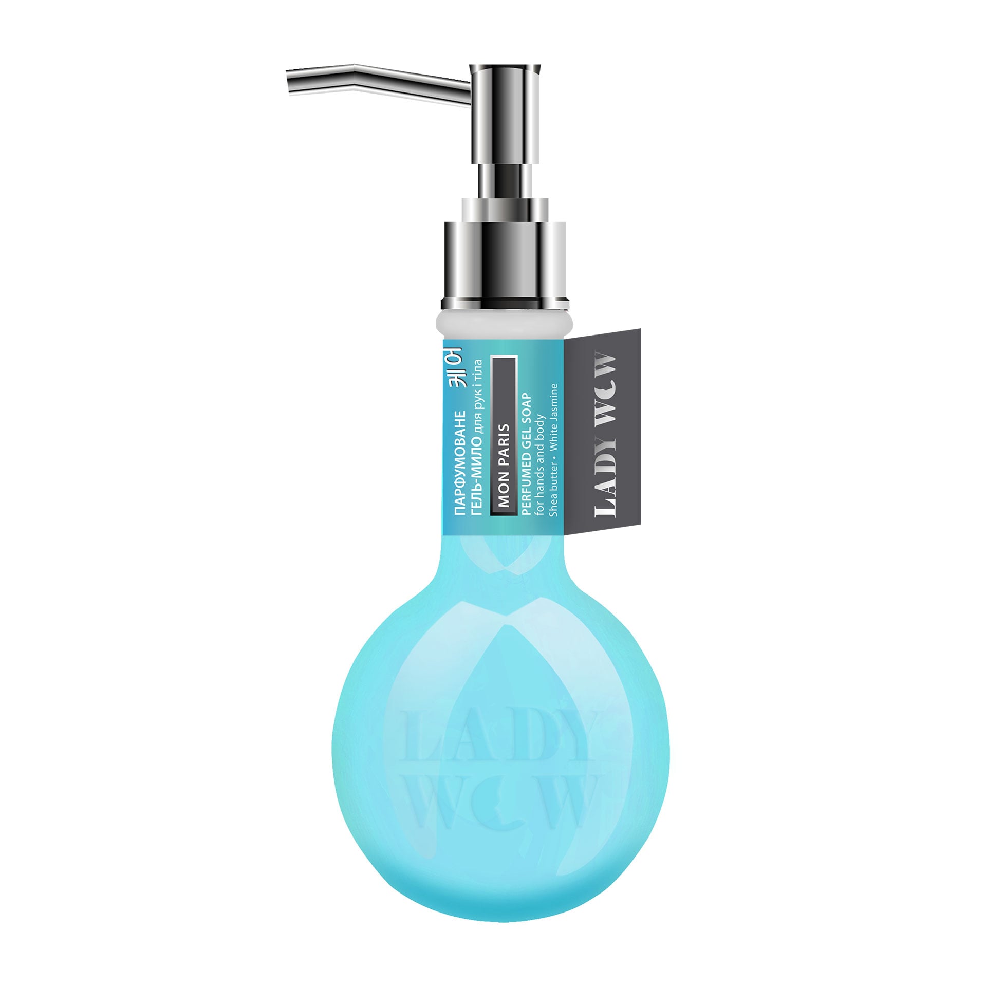 Парфумоване гель-мило для рук та тіла Lady Wow Perfumed Gel Soap, Mon Paris, 500 мл